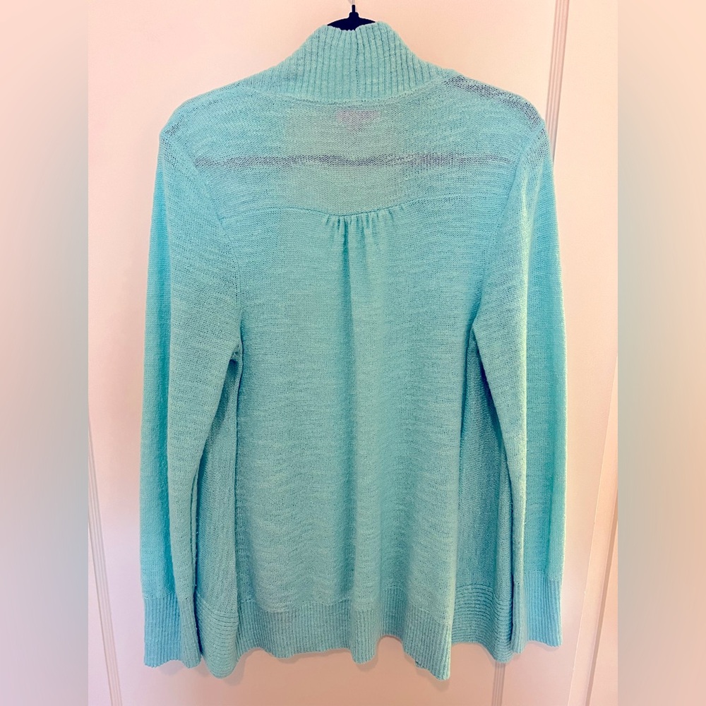 Lilly Pulitzer Iris Cardigan Sweater Surf NWOT✨ - Picture 5 of 5